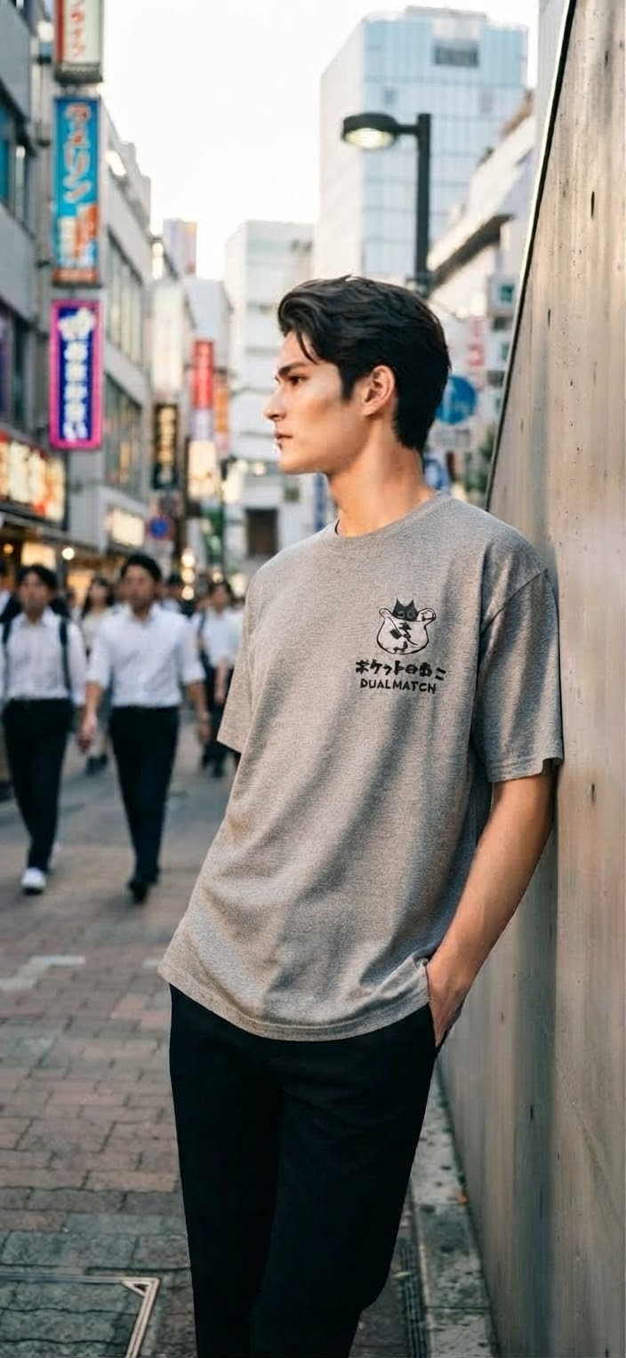 T-shirt gris Dual Match