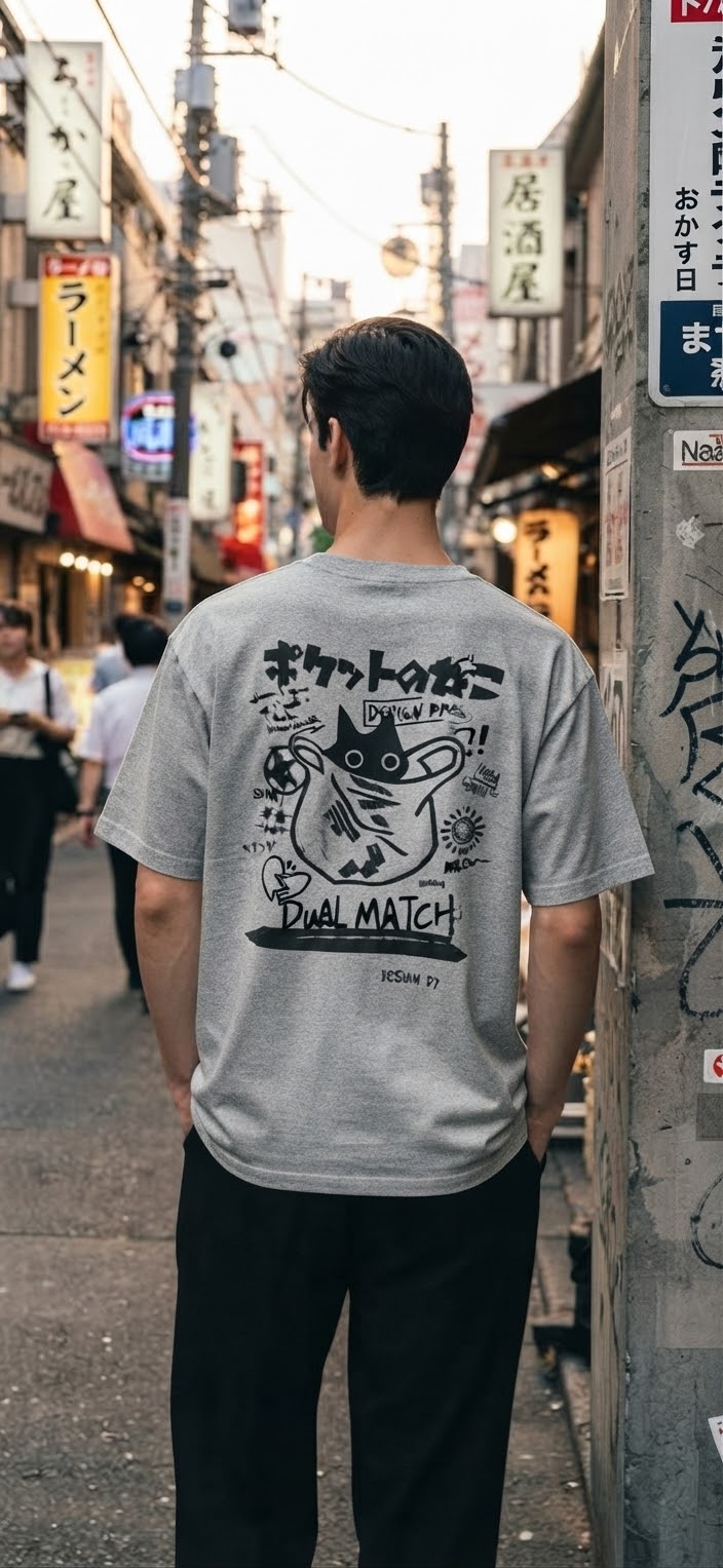 T-shirt gris Dual Match